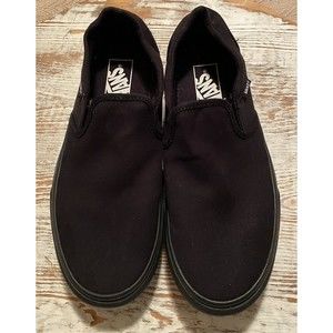 ❌sold❌Vans Comfy Cush Slip-On Sneakers Unisex Black/Black  Men’s 6.5 Women’s 8